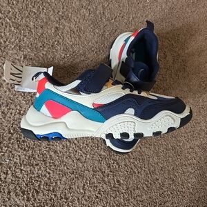 Zara Kids Sneakers in Navy, White, and Yellow